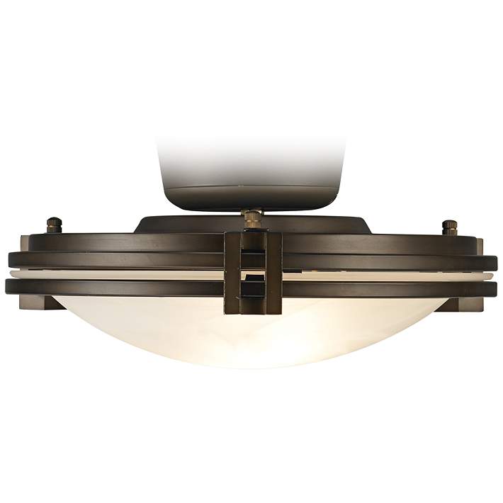 Alabaster Glass Oil Rubbed Bronze Pull Chain Led Light Kit 55n80 Lamps Plus - Can You Add A Pull Chain To Ceiling Light