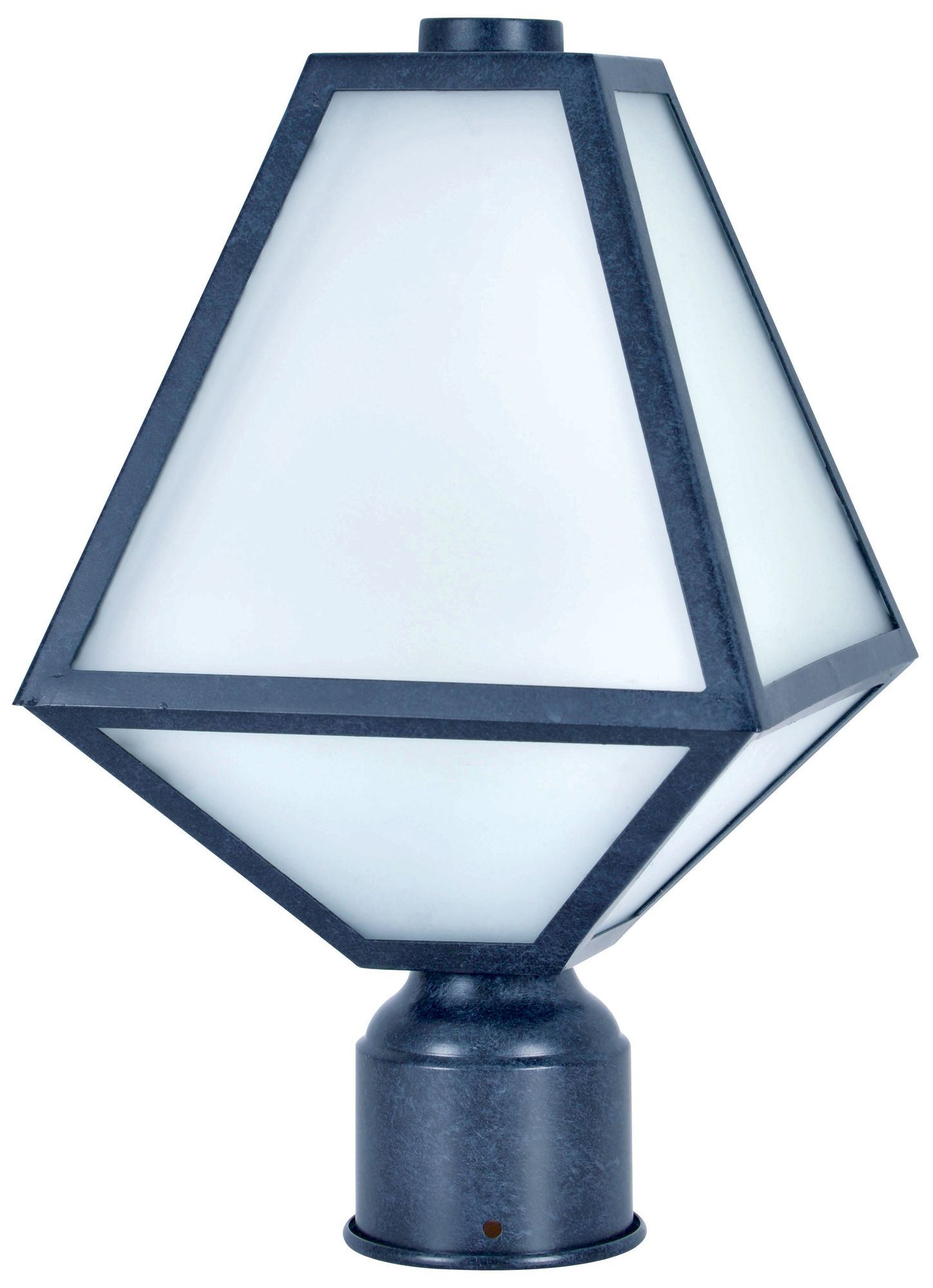 Glacier 14" High Smoky Black Charcoal Outdoor Post Light