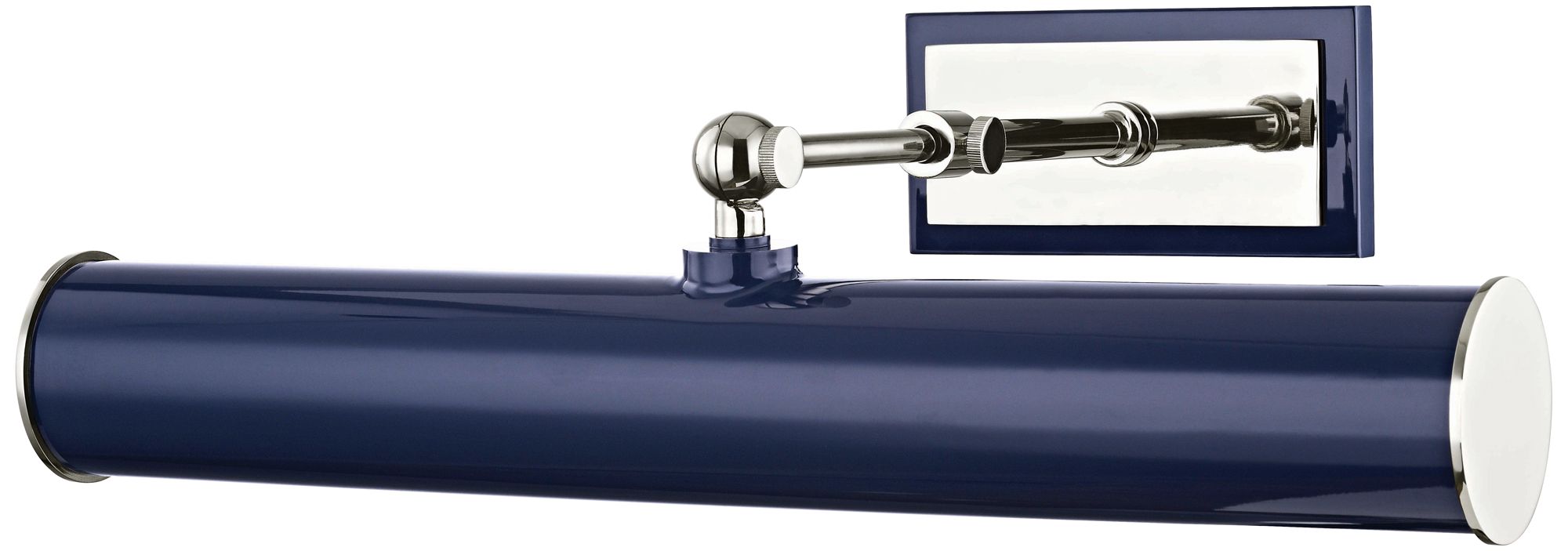 Mitzi Holly 16 1/4" Wide Polished Nickel and Navy Picture Light
