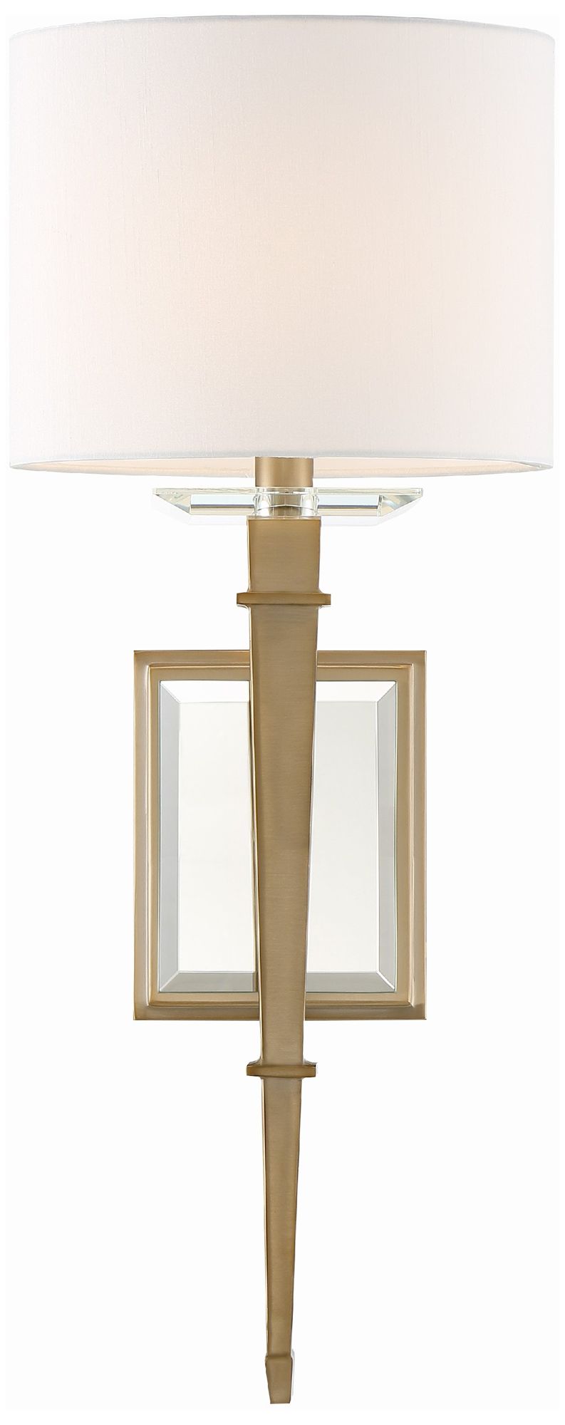Crystorama Clifton 20" High Aged Brass Wall Sconce