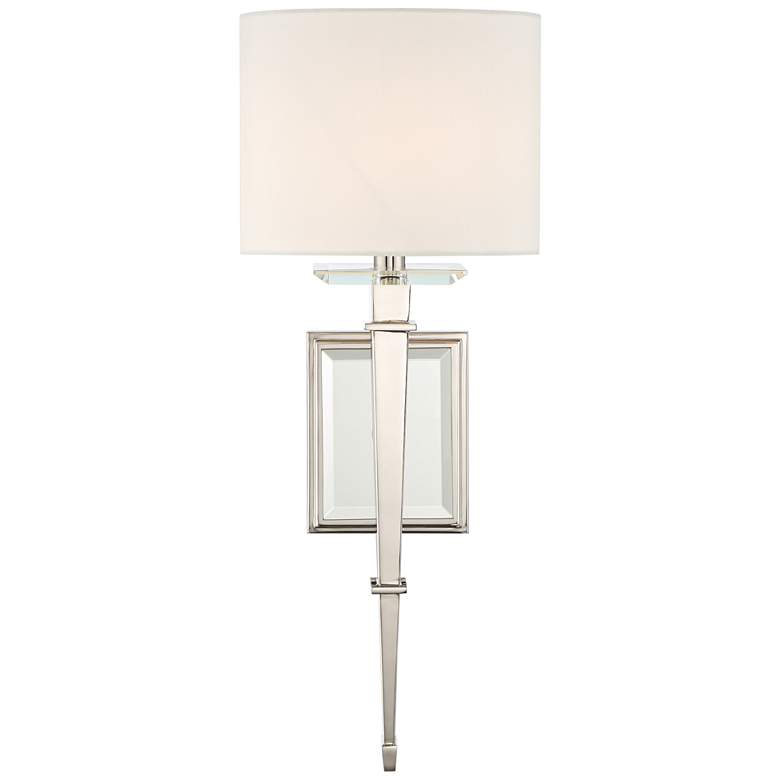 Crystorama Clifton 20&quot; High Polished Nickel Wall Sconce