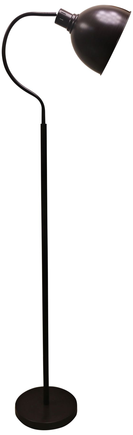 Hadley Oil Rubbed Bronze Arched Neck Metal Floor Lamp
