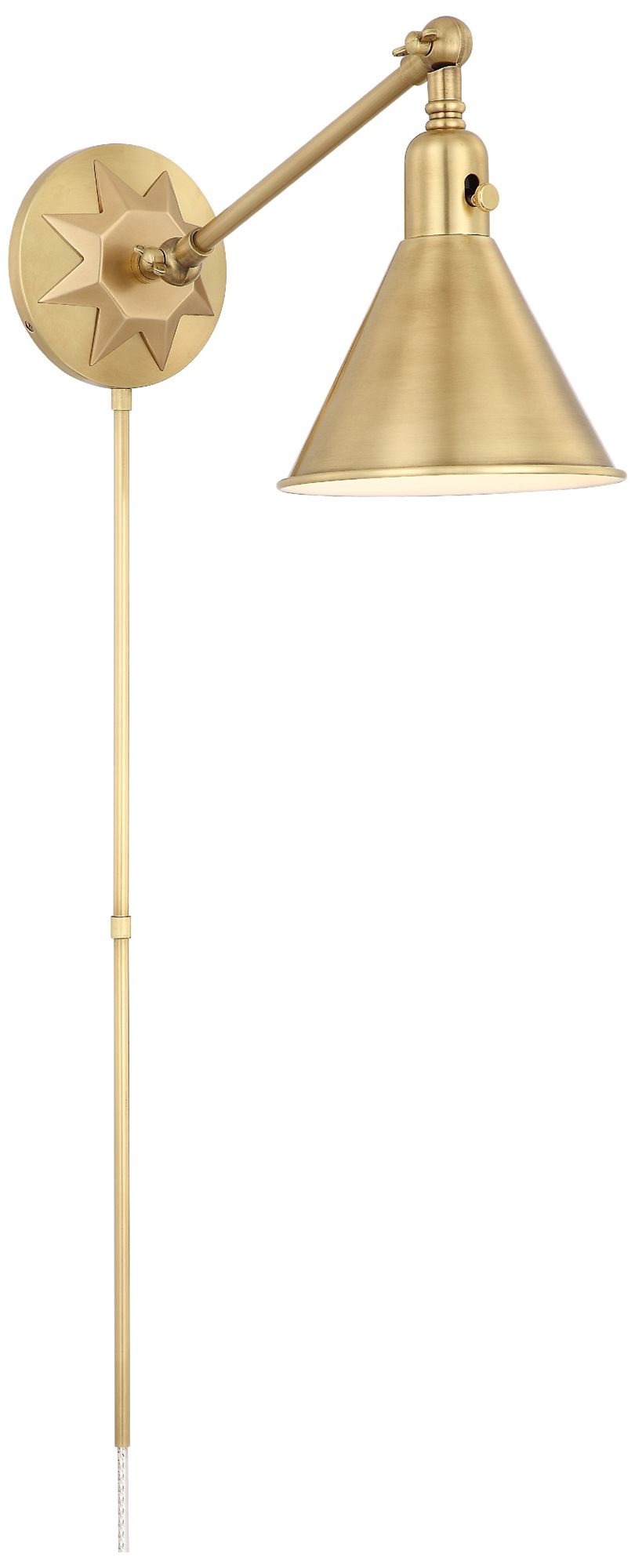 Crystorama Morgan 7" High Aged Brass Wall Sconce