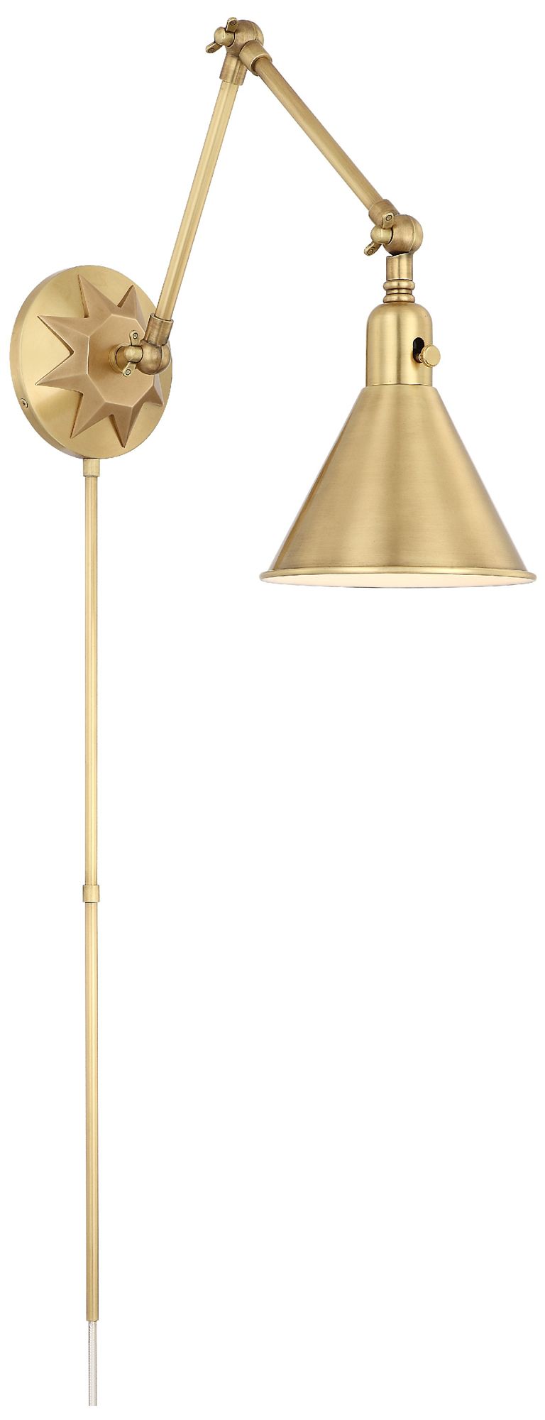 Crystorama Morgan 23" High Aged Brass Wall Sconce