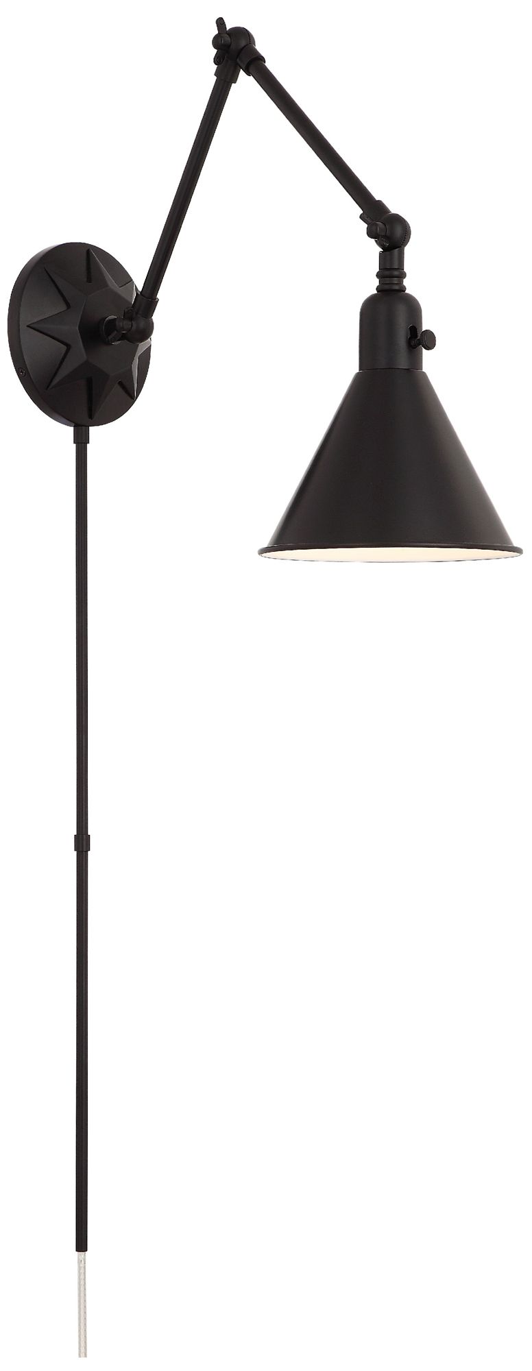 Crystorama Morgan 23" High Matte Black Wall Sconce
