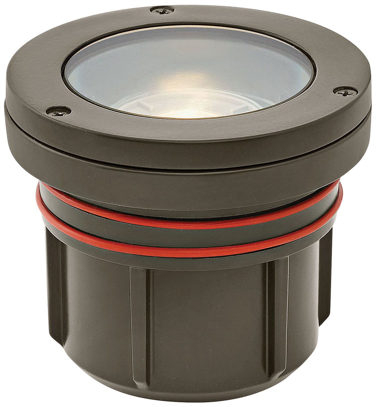Hinkley Flat Top Bronze 12 Watt LED Outdoor Well Light