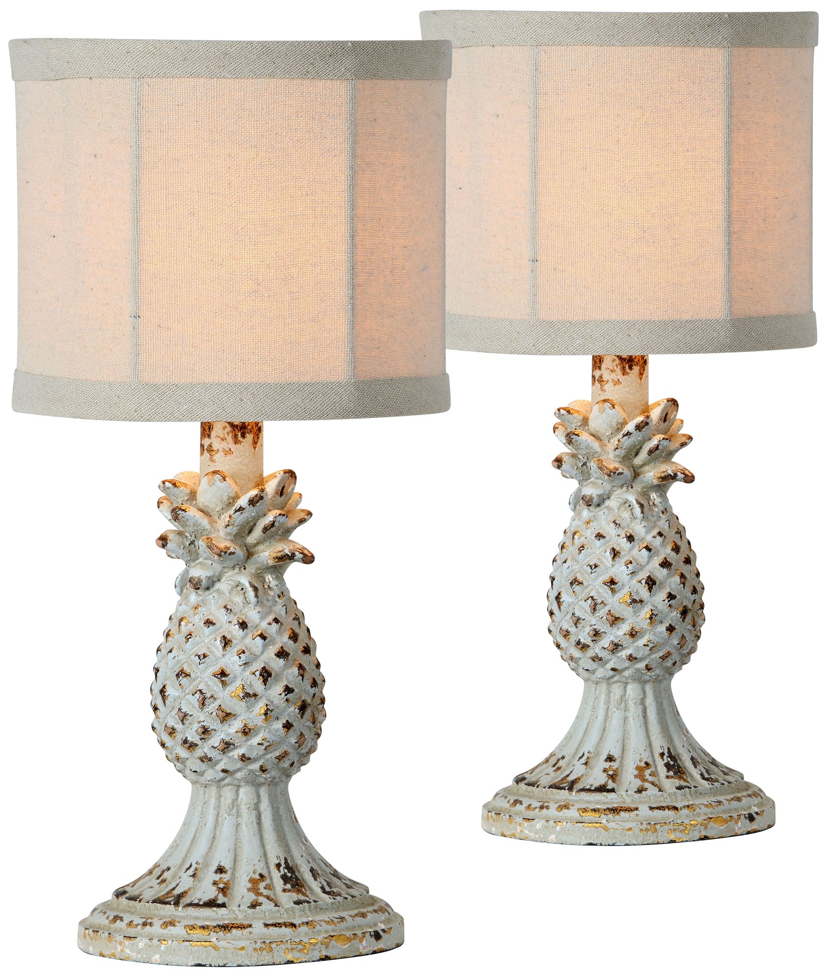 McGregor Pale Blue 14" High Accent Table Lamps Set of 2