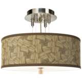 Woodland Giclee 14&quot; Wide Ceiling Light
