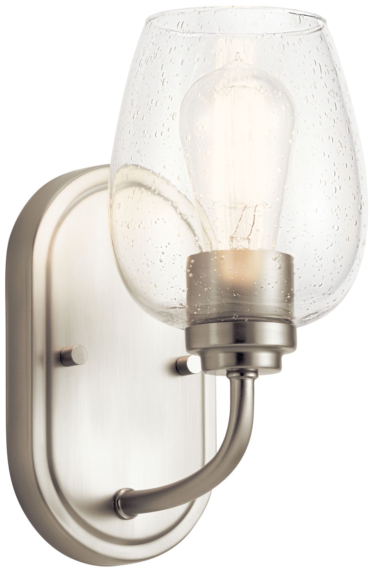 Kichler Valserrano 10 1/4" High Brushed Nickel Wall Sconce
