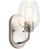 Kichler Valserrano 10 1/4&quot; High Brushed Nickel Wall Sconce