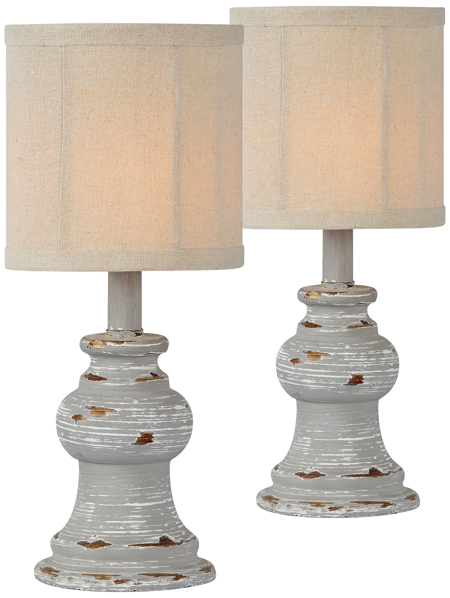 Bonnie Blue 14" High Accent Table Lamps Set of 2