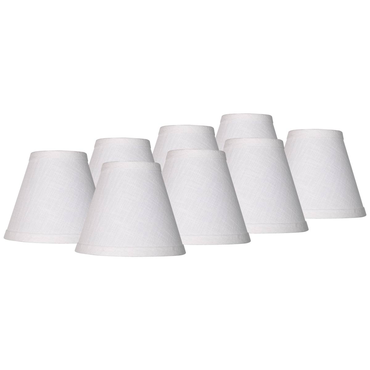 Clip on Wall Light Lam Shade Bell Fabric Chandelier Lampshade 7 Colours 