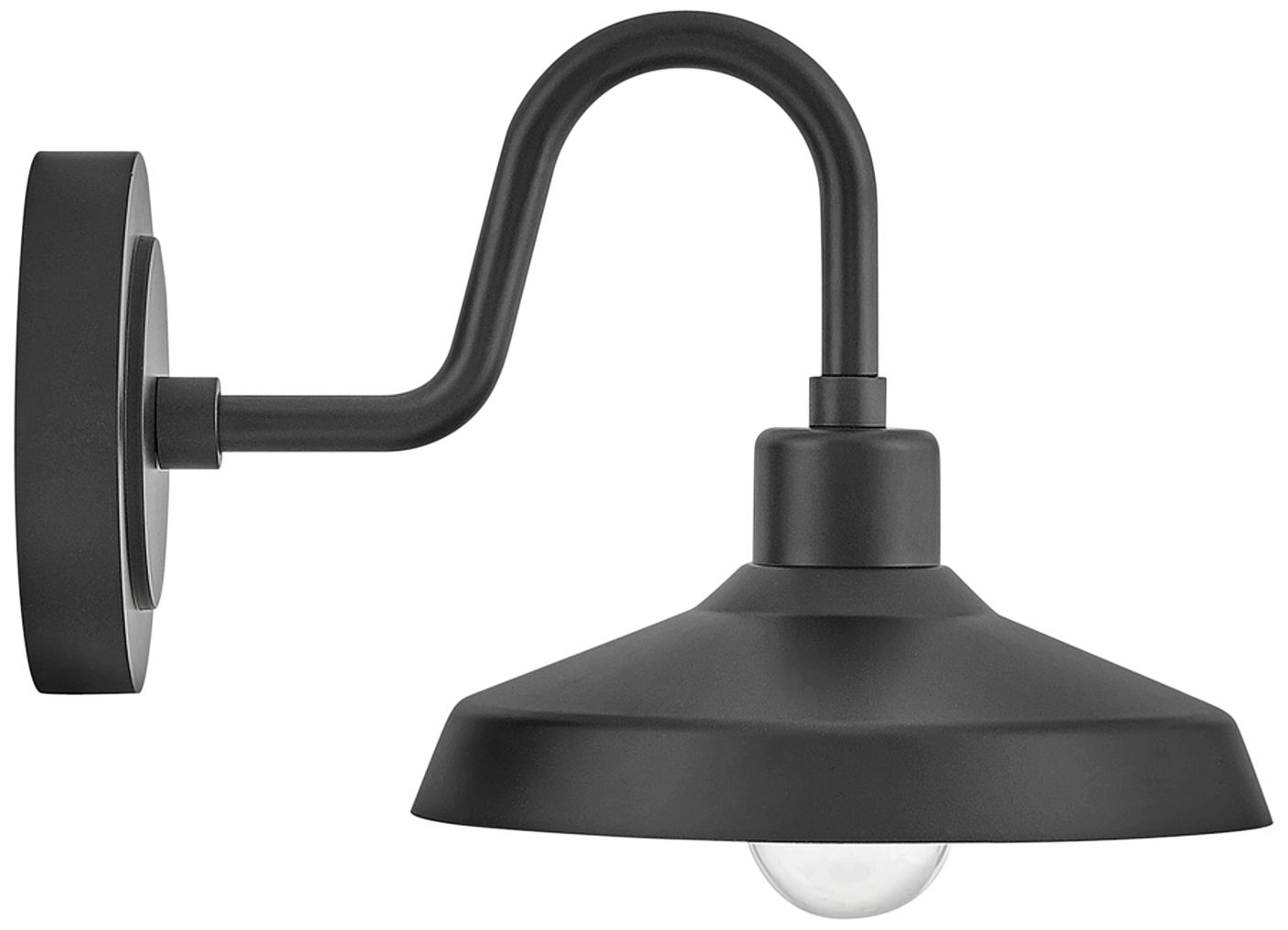 Hinkley Forge 16 1/2" High Black Outdoor Wall Light - #571D0 | Lamps Plus