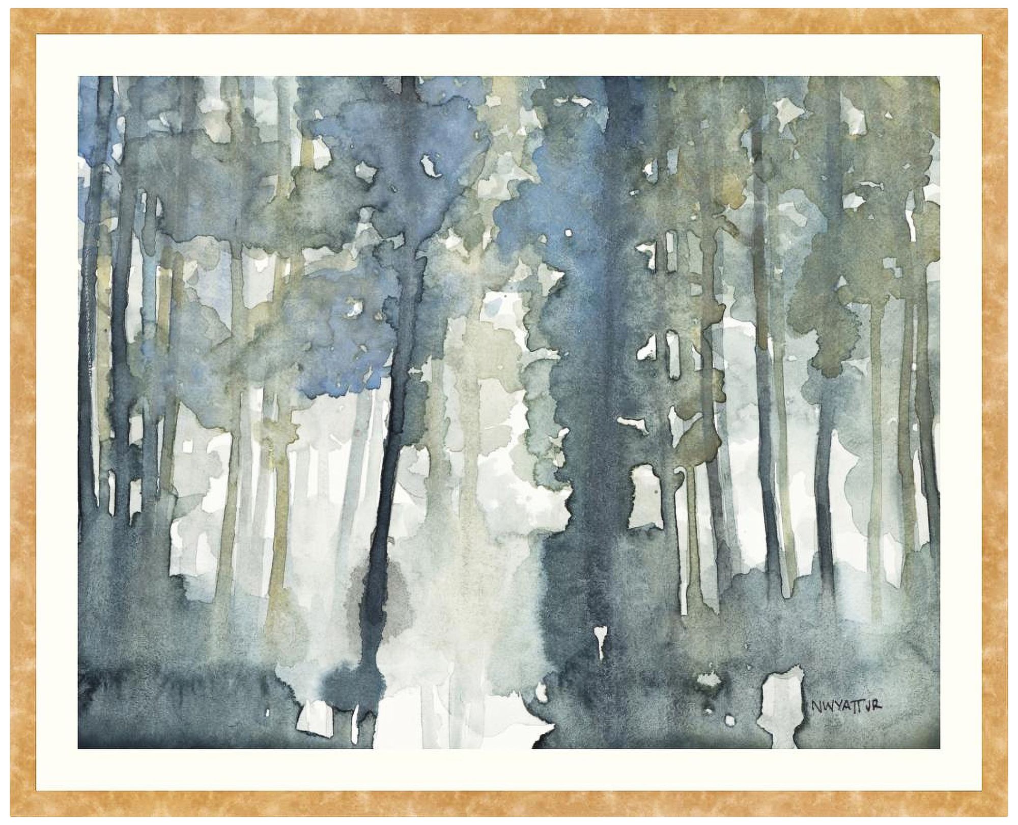 Heavy Mist I 32" Wide Framed Wall Art