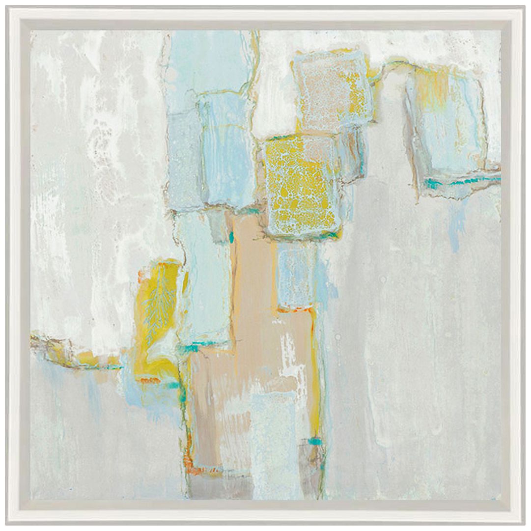 Block Tower 30" Square Framed Wall Art