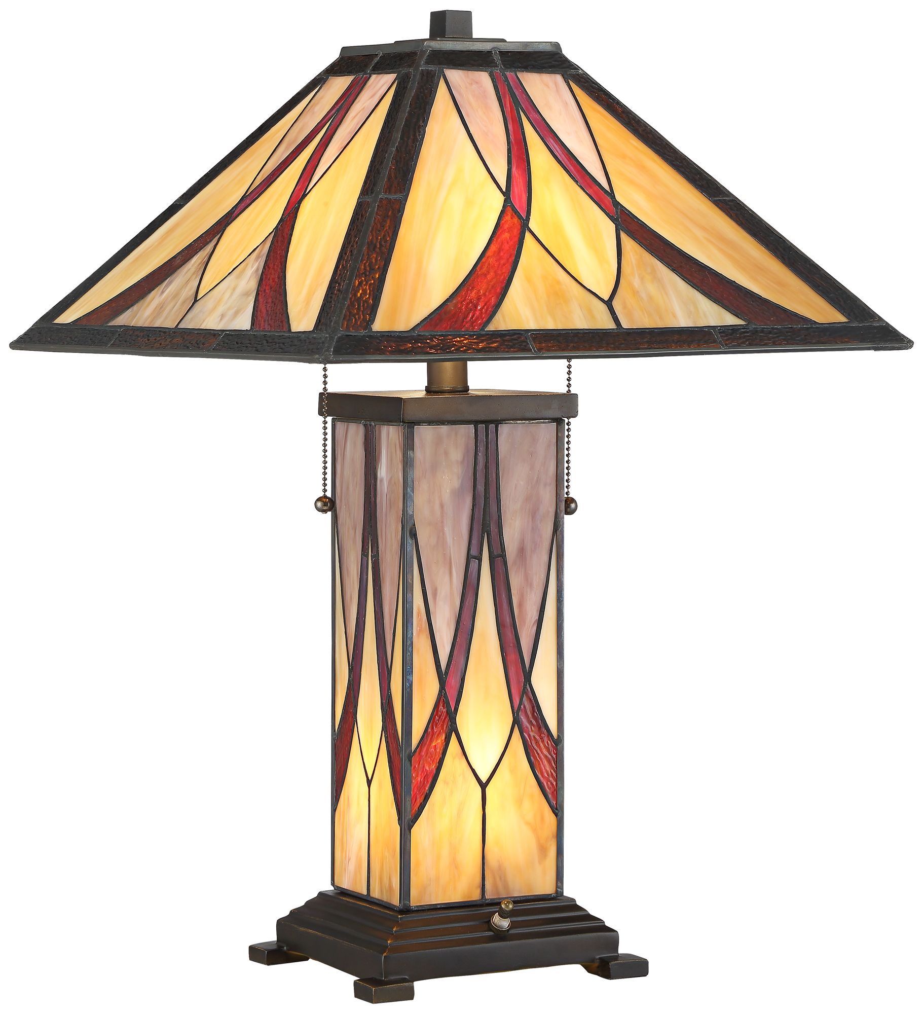 Blythe ArtsCrafts Accent Table Lamp with Night Light 56G79 Lamps Plus