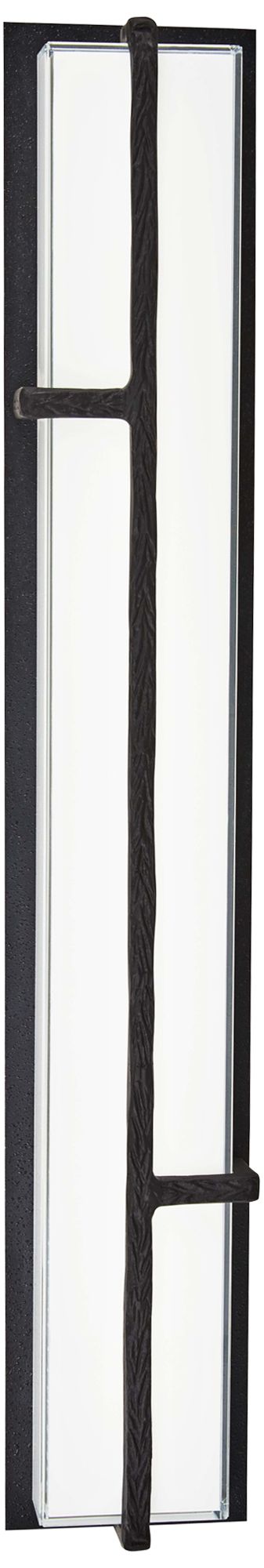 Sirato 5 1/2" High Wide Spanish Iron LED Outdoor Wall Light