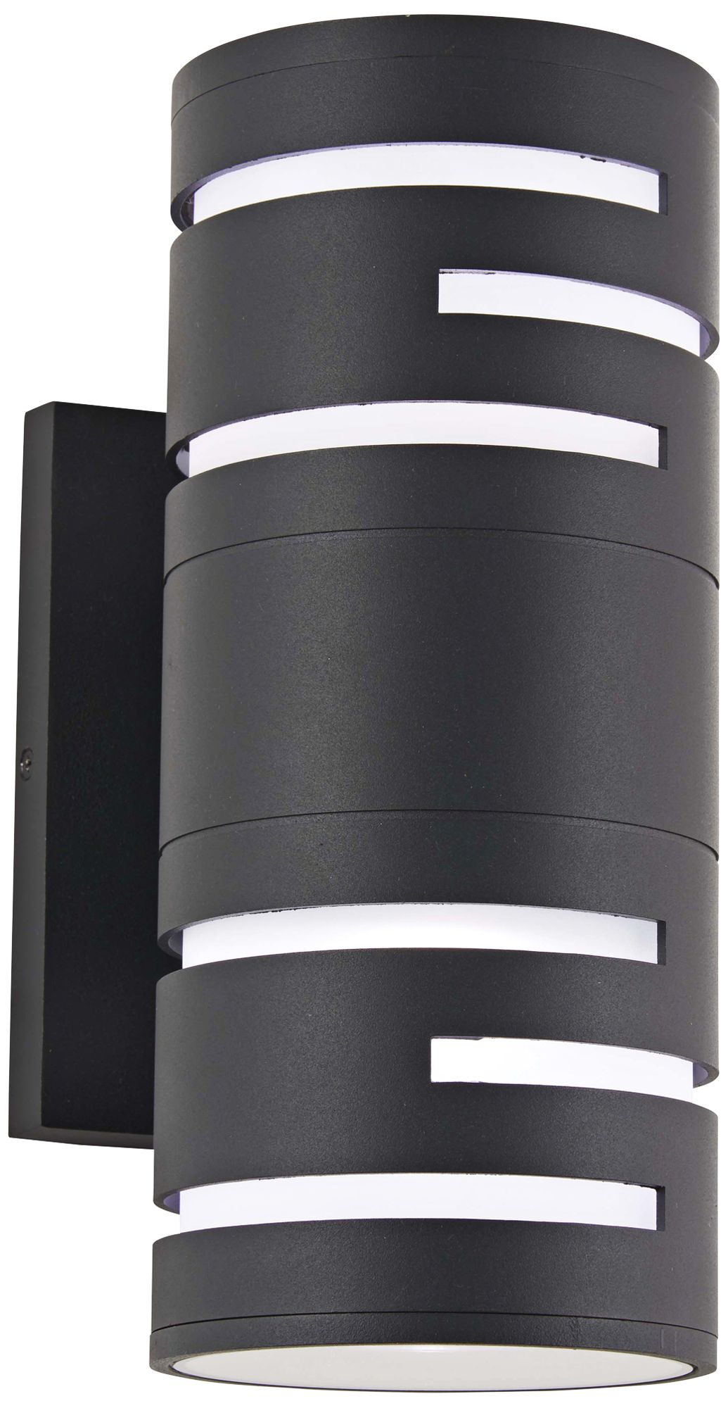 George Kovacs Groovin 12" High Black LED Outdoor Wall Light