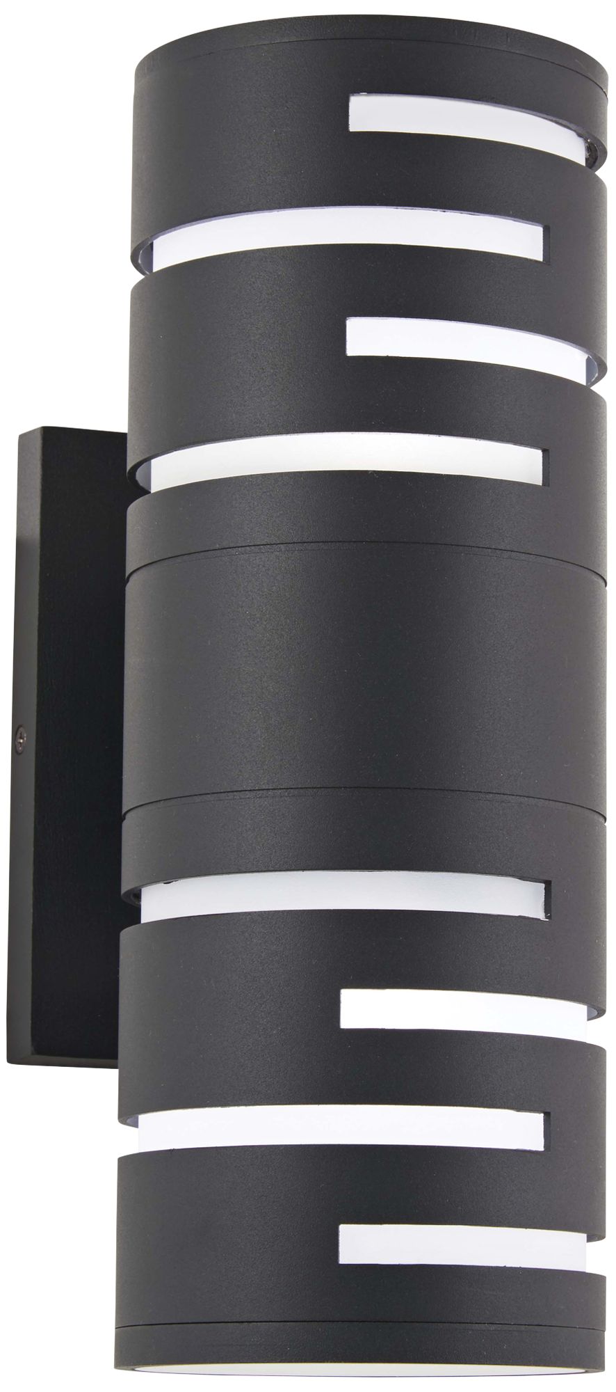 George Kovacs Groovin 14" High Black LED Outdoor Wall Light