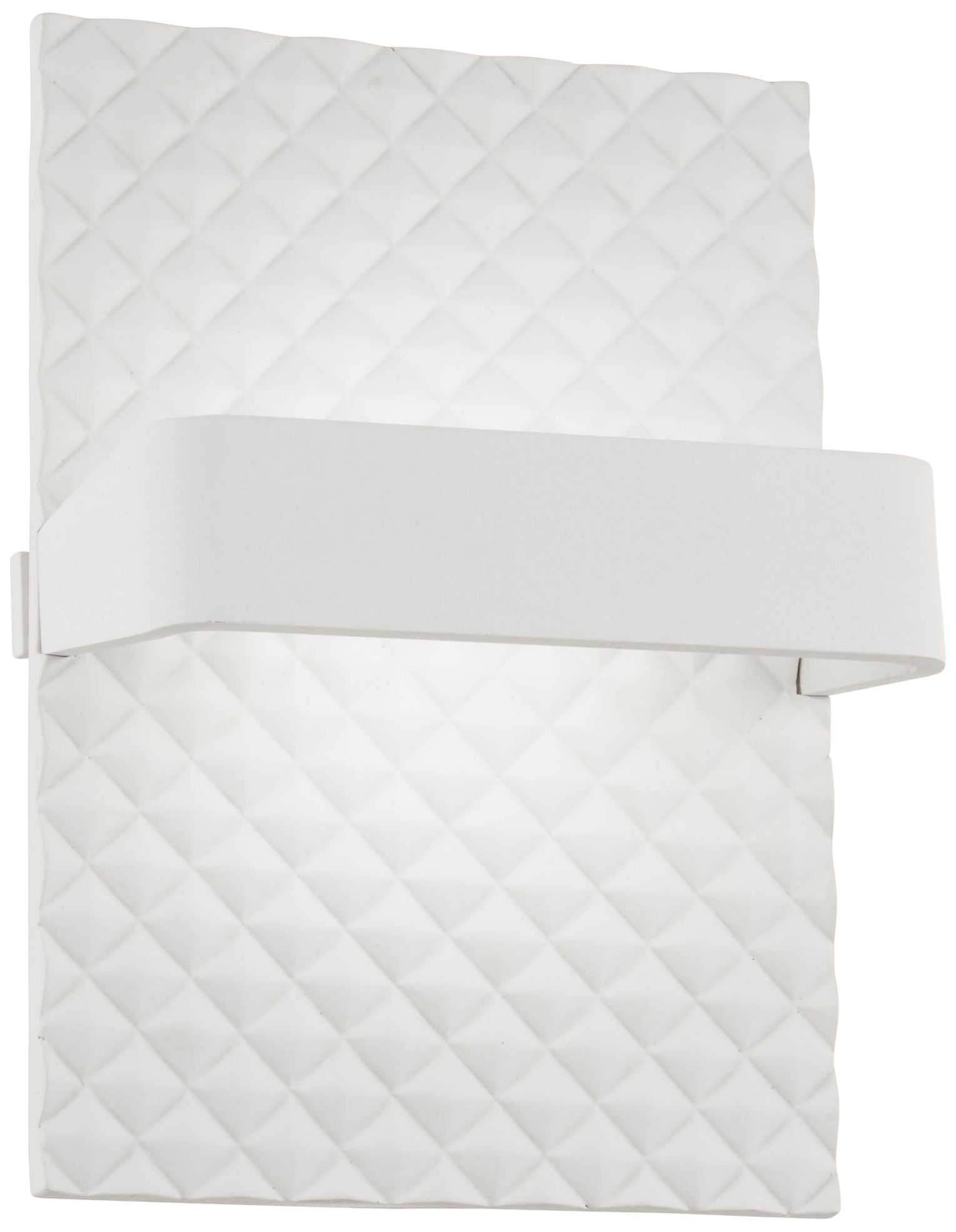 George Kovacs Quilted 7" High Matte White LED Wall Sconce