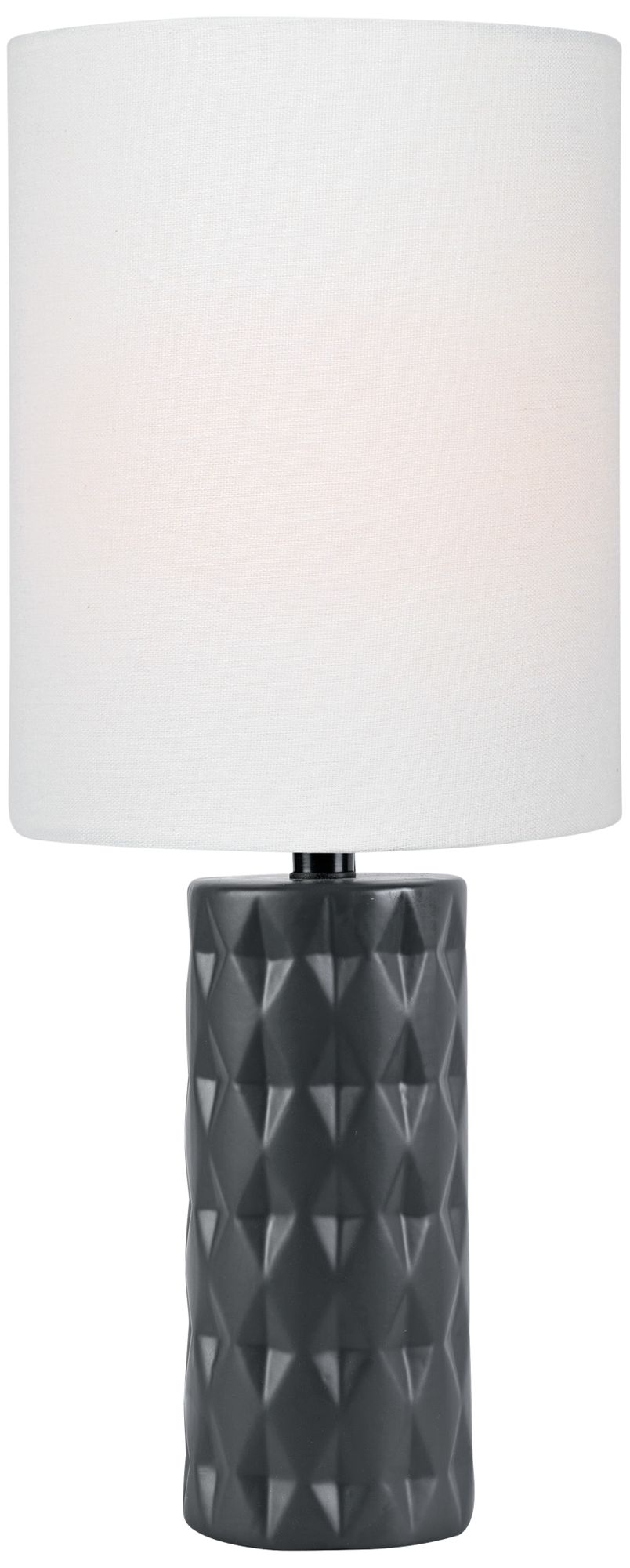 Lite Source Delta 17"H Jet Black Ceramic Accent Table Lamp