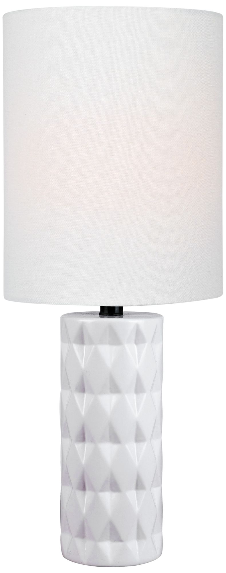 Lite Source Delta 17" High White Ceramic Accent Table Lamp