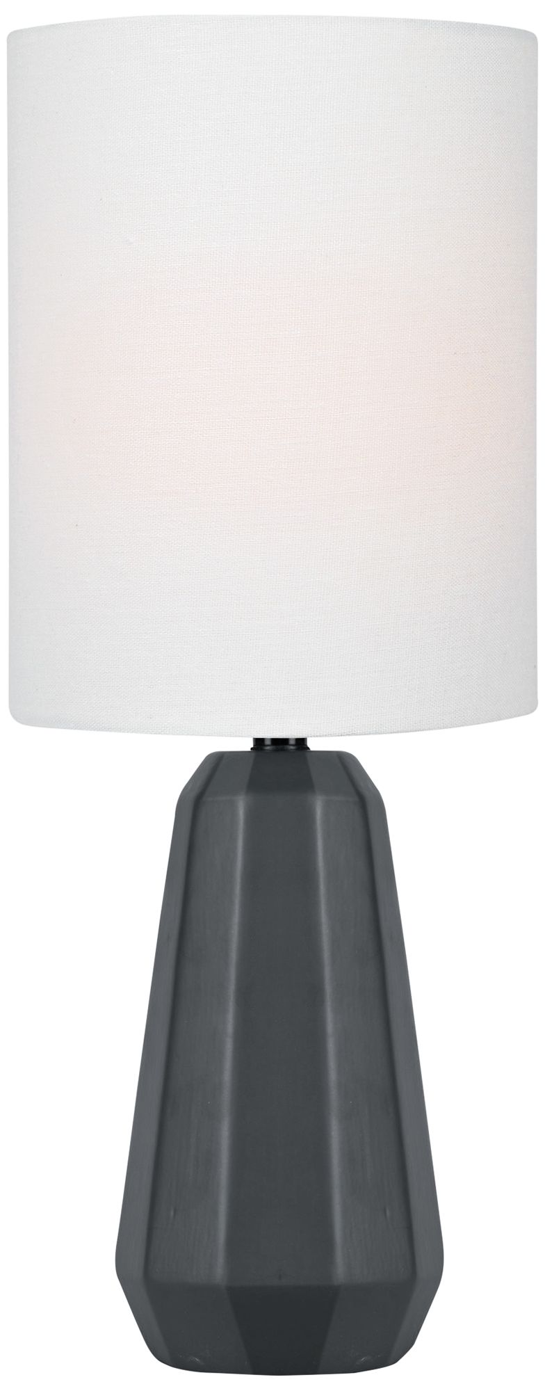 Lite Source Charna 17 1/2"H Black Ceramic Accent Table Lamp