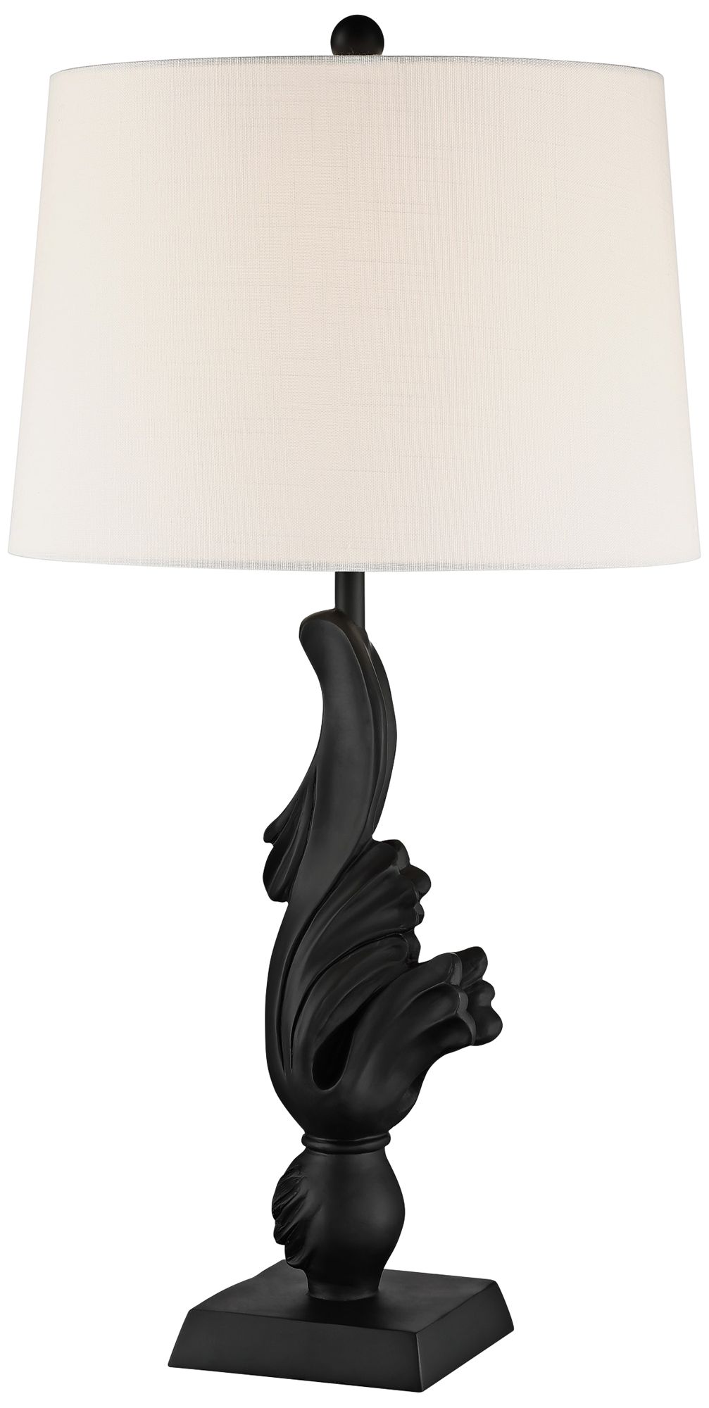 Lite Source Svolta Black Table Lamp