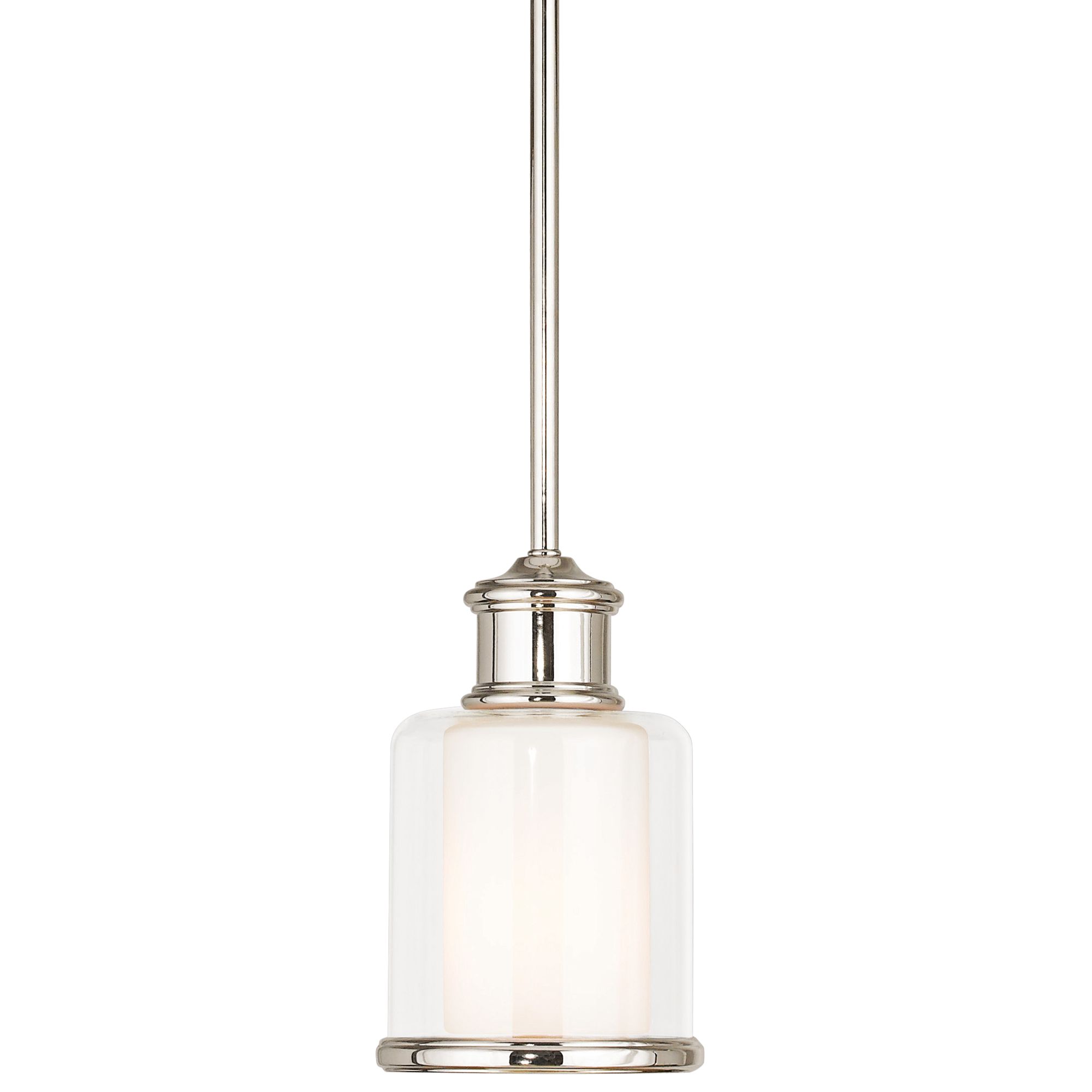 Middlebush 5 1/2" Wide Polished Nickel Mini Pendant