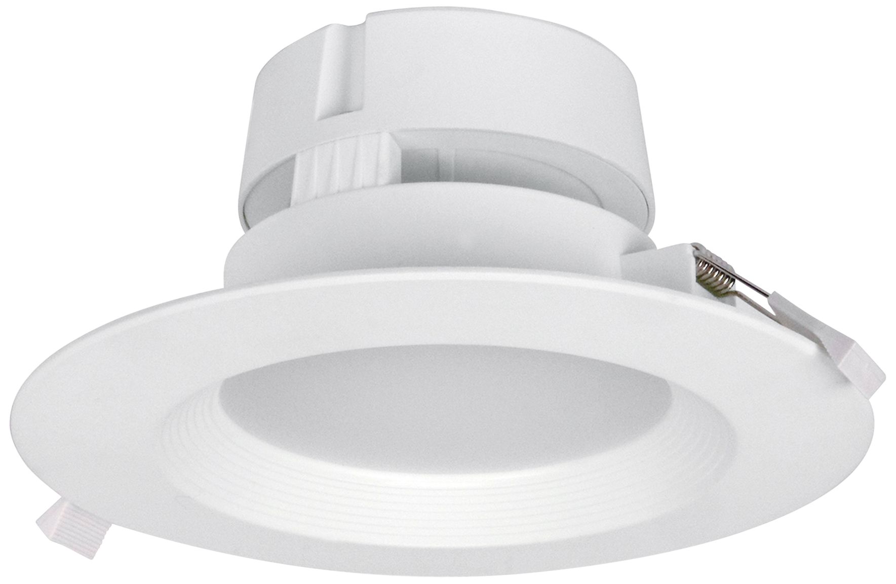 Can and Housing Free 6" White LED Snap Trim Downlight