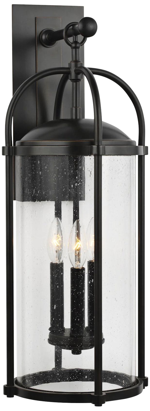 Feiss Dakota 24 3/4" High Espresso Outdoor Wall Light