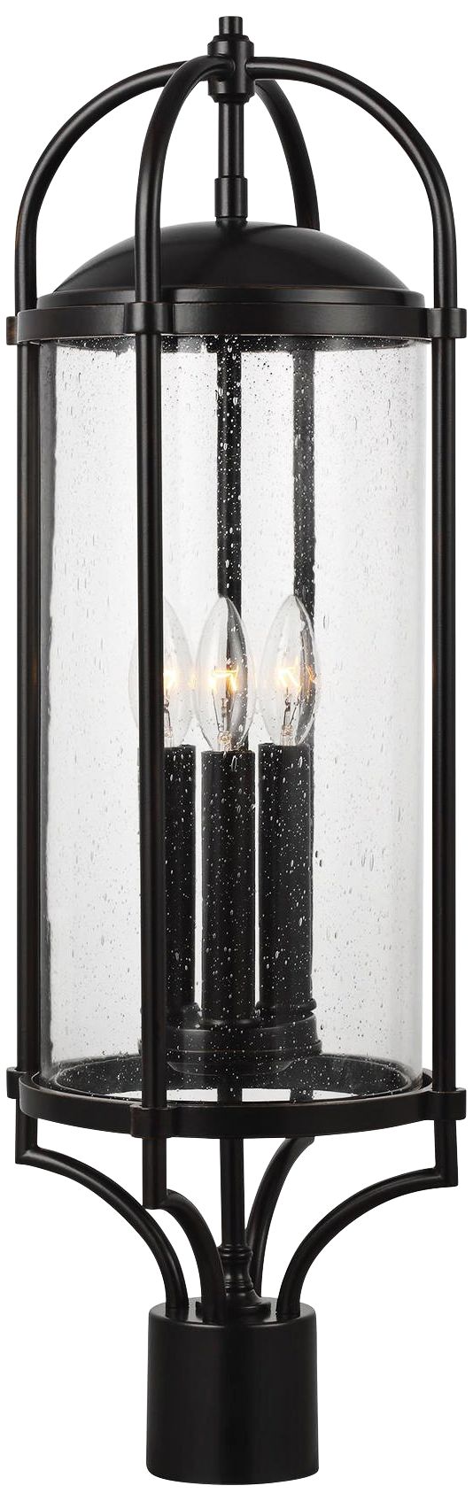 Feiss Dakota 28" High Espresso Outdoor Post Light