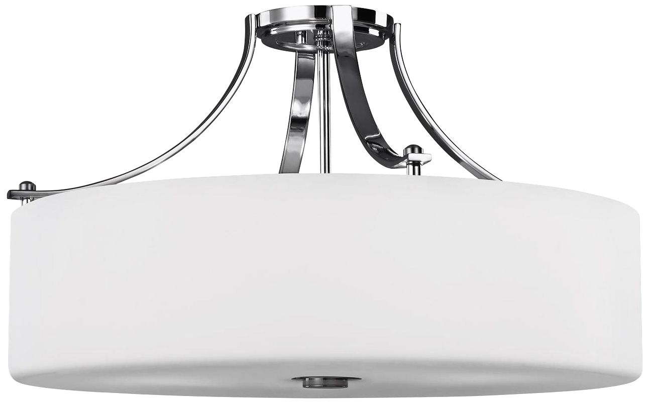Feiss Sunset Drive 22" Wide Chrome Ceiling Light