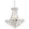 Cascade 19" Wide Chrome and Crystal Chandelier