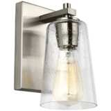 Feiss Mercer 9&quot; High Satin Nickel Wall Sconce