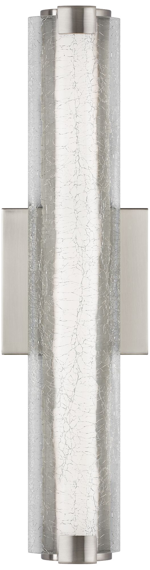 Feiss Cutler 18" High Satin Nickel LED Wall Sconce