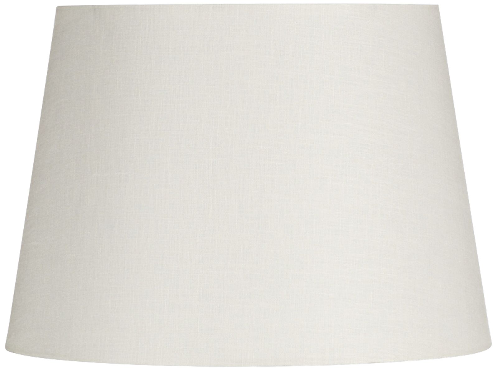 Off-White Linen Drum Hardback Lamp Shade 9x10x10 (Spider)