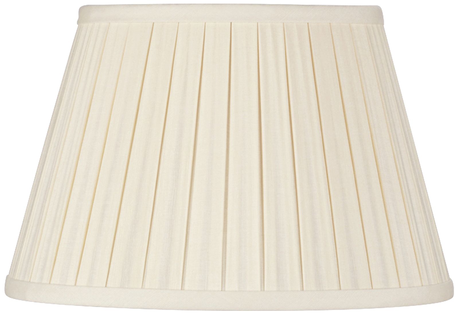 Eggshell Linen Empire Box Pleat Lamp Shade 10x14x10 (Spider) 56P70