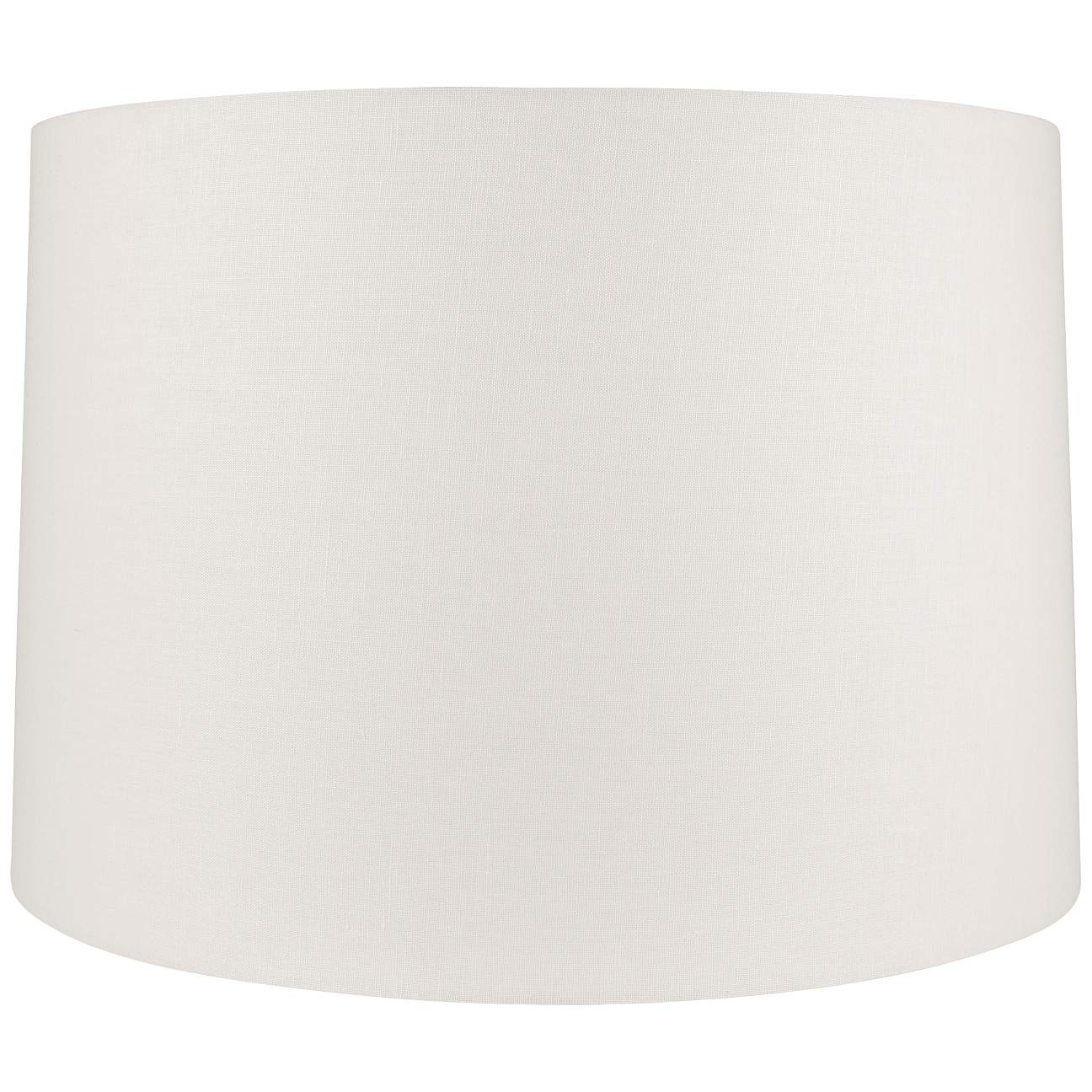 Off-White Linen Round Drum Lamp Shade 11x12x10.5 (Spider) - #56P80 ...
