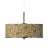Woodland Giclee Glow 16&quot; Wide Pendant Light