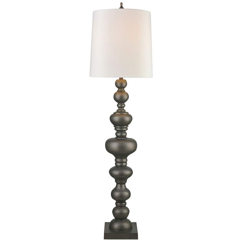 Image 1 Dimond Meymac Pewter Column Floor Lamp