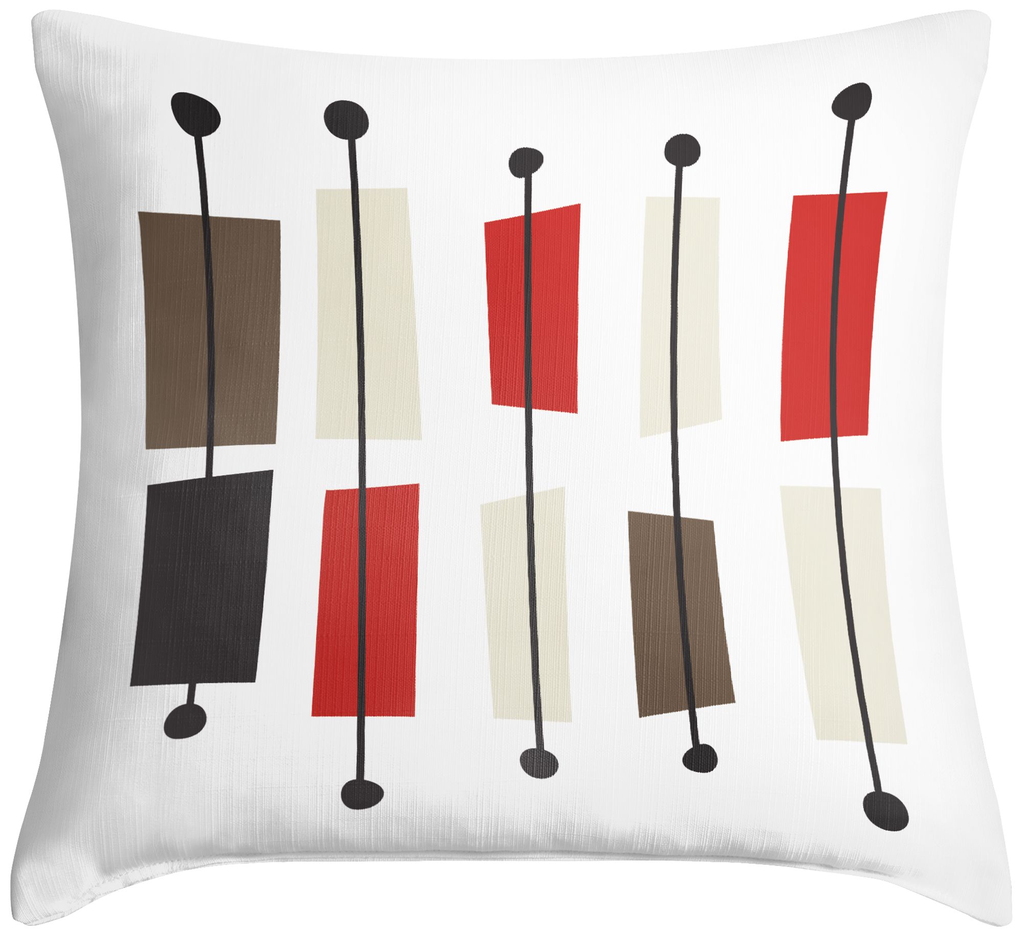 Bounce 18 Square Modern Throw Pillow 57j62 Lamps Plus