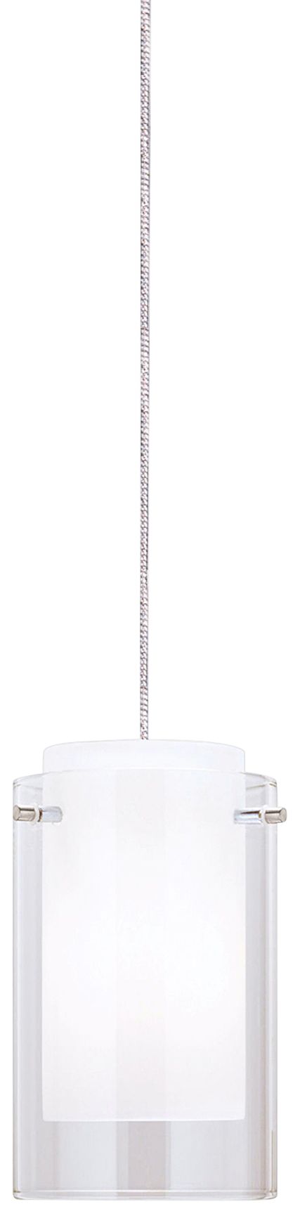 Mini Echo 4" Wide Satin Nickel LED Freejack Pendant