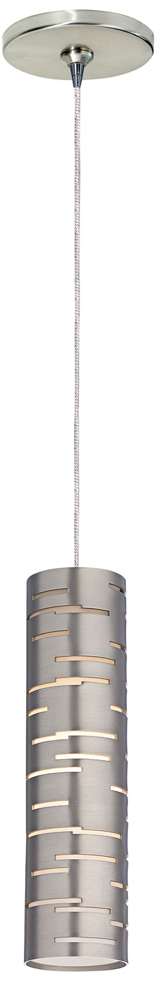 Revel 2 1/2" Wide Satin Nickel LED Freejack Mini Pendant
