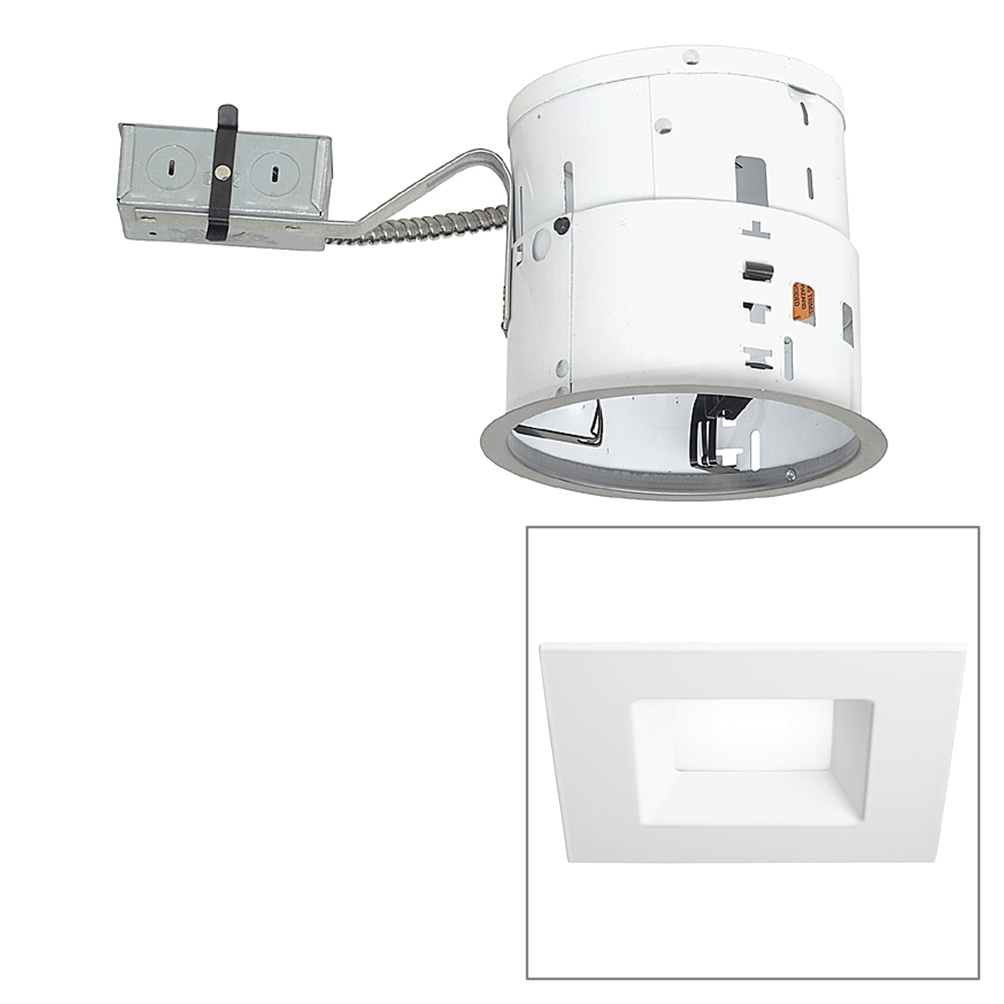 6" Non-IC Remodel 15W 900lm LED Complete Recessed Light Kit