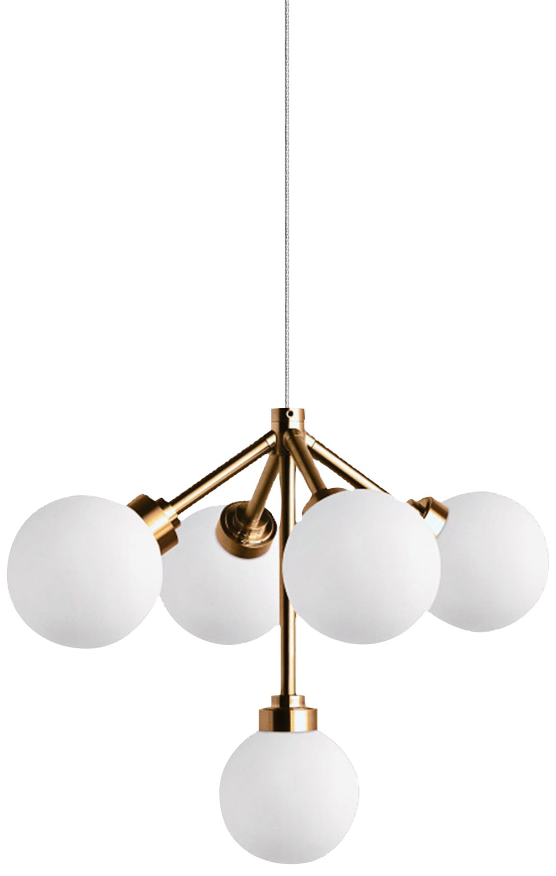 Mara 12 1/4" Wide Aged Brass LED Freejack Pendant Light