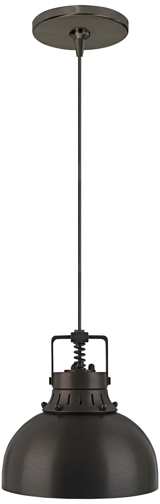 Mini Cargo Solid 6 1/2"W Bronze LED Freejack Pendant