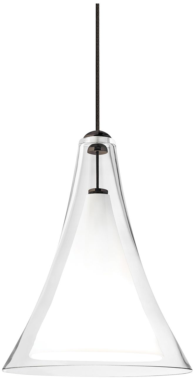 Melrose II Clear Glass LED Freejack Mini Pendant