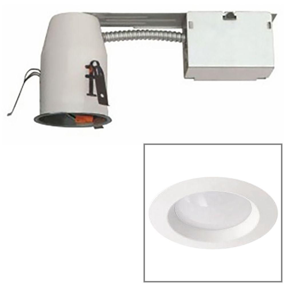 White 3" Airtight 8 Watt Complete LED Remodel Recessed Kit