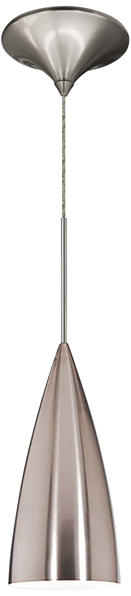 WAC Bullet 4"W Brushed Nickel Quick Connect LED Mini Pendant